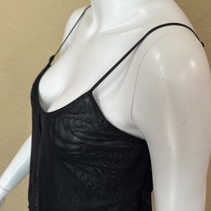 Rare Lola Haze black mesh bodysuit size S